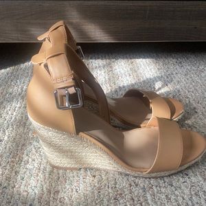 Brown wedge sandals - A New Day - Size 10
